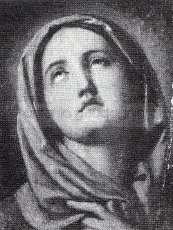 Madonna in verde - 1854 - olio su tela cm. 30x25 - Coll. privata.